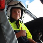 Birthday boy gets to ‘fly’ chopper