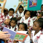 Rotary Sunrise read to students