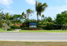 Lane closure at Island Heritage Roundabout