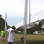 West Bay gets polling tents