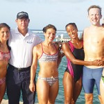 Locals swim through The Bogue