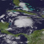 Ernesto strengthening south of Cayman