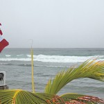 Tropical Storm Ernesto swirls off Honduras coast
