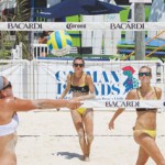 Ladies hold serve