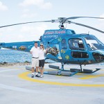 Flights suspended from downtown Heliport