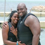 Dolphins flip as football star proposes