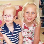 Children raise coins for cancer