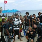 Students train as rescue divers
