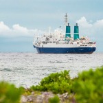 Ship begins underwater cable repairs