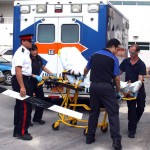 Injured robbery suspect in court