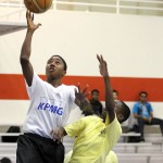 Collins leaps out in front