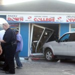 Dive shop reopens after SUV smash