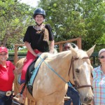 Former rider back on horse after 40 years