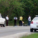 Cyclist seriously hurt in collision with truck