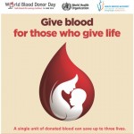World Blood Donor Day this weekend