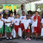 Youngsters get free composition books