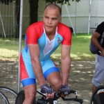 Smith not getting off the bike