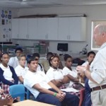Geologist returns to educate teachers and students