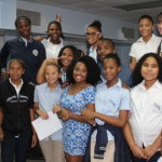 Students meet TV actress