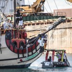 Teen hurt in cardboard boat race