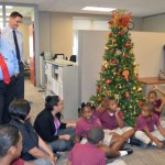 Lighthouse students tour government building