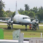 Runway mishap delayed seven flights, canceled two