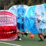 Bubble soccer event raises $9,000