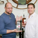 Cayman rum on shelves in Canada