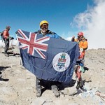 Marathon man scales new heights