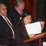 Youth parliamentarians take their seats