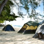 Easter campers descend on beaches