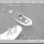 Men saved from sinking boat