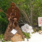 'Demon sculpture' burns Brac residents