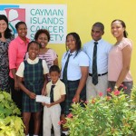 Cayman Academy donates $2,000 to Cancer Society