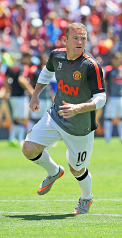 Wayne Rooney scored United’s first goal.