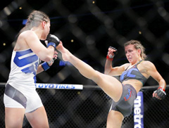 Miesha Tate defeated Jessica Eye on Saturday to set up another fight with Rousey.