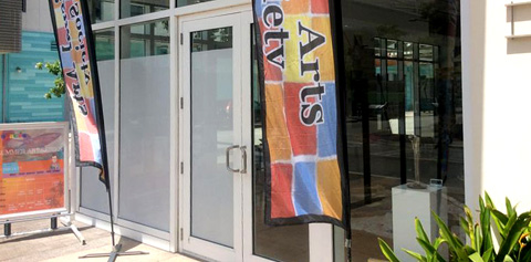 The new art space has opened in Camana Bay.