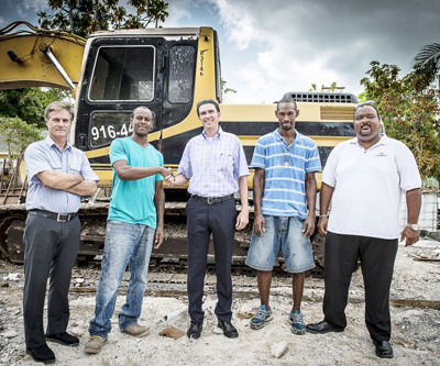 A community construction team