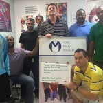 Men step up and donate blood