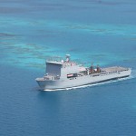 British Navy ship visits Cayman