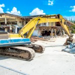 Demolition of Islander Complex under way