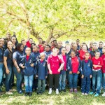 Special Olympians on their way