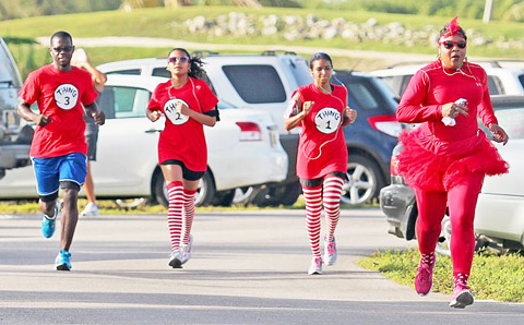 Flashy Nation runs attract lots of people in costumes. - PHOTO: RON SHILLINGFORD