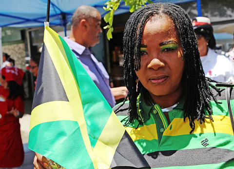 Juliet Ginfillian-Connor celebrates Jamaica Independence Day.