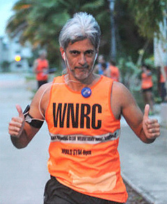 Marco Gaspar is a regular WNRC runner. - PHOTO: RON SHILLINGFORD