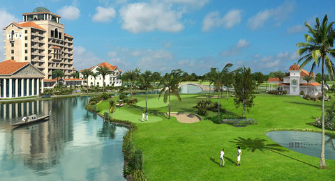 A design graphic shows how the Ironwood golf course could look.
