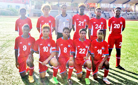 Cayman’s U-15 team 