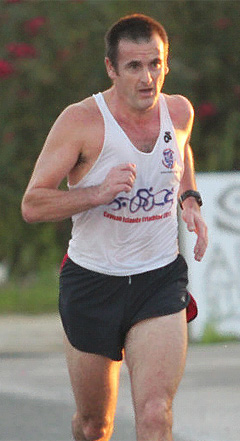 Derek Larner was ninth in the steeplechase. - PHOTO: RON SHILLINGFORD