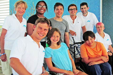 Clockwise from top left: Stay-Focused board member Trisha Yurochko, intern Janessa Prendergast, participants Matt Giardino and Dan Suero, Dr. Casey O’Donnell, participants Emily Clarke, Sam Greenburg 