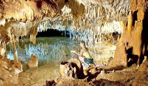 A landowner plans to run guided tours of caves on his property in North Side.